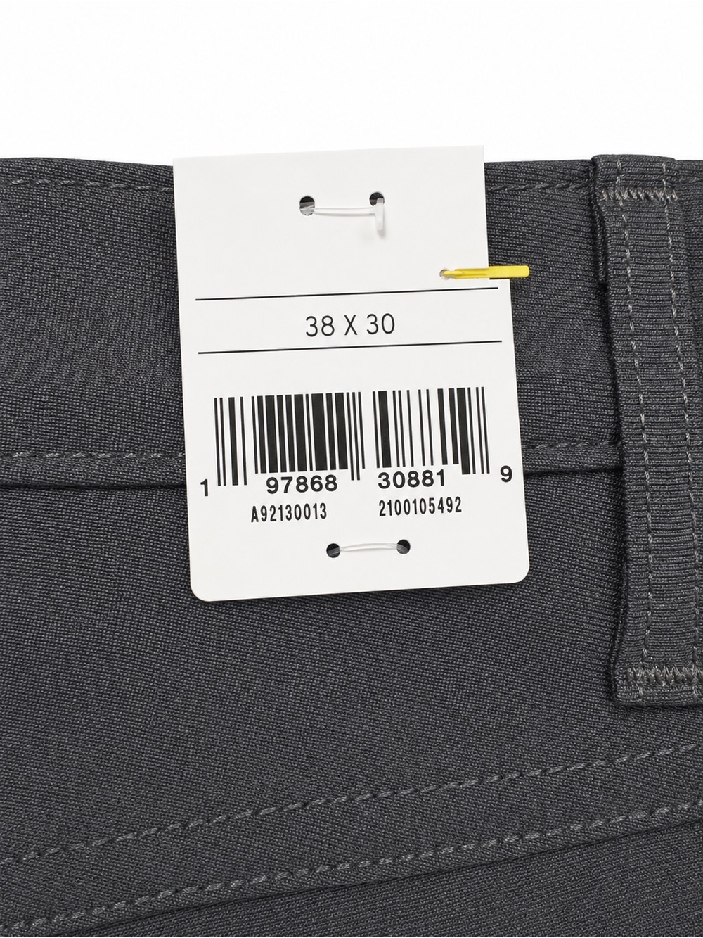 Levi’s 511 Slim Tech Men’s 38x30 Gray High Stretch Performance Pants NWT - Picture 5 of 6